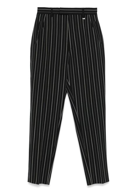 Pantaloni affusolati gessati in nero Vivienne Westwood - donna VIVIENNE WESTWOOD | 1F01000RW0123N205